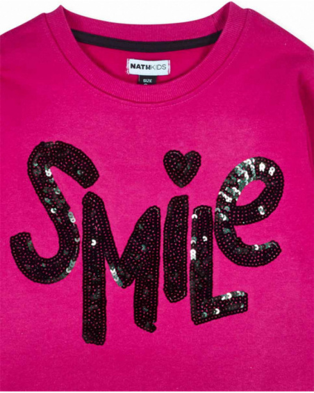 moletom de malha rosa para menina The Happy World moletom de malha rosa para menina The Happy World
