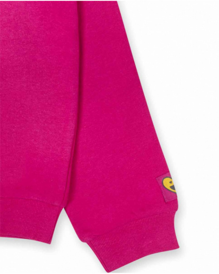 moletom de malha rosa para menina The Happy World moletom de malha rosa para menina The Happy World