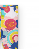 Leggings de menina em malha azul marinho coleção Run Sing Jump