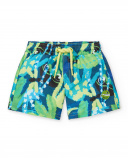 Bermudas verdes para menino Tropadelic