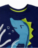 Conjunto de malha verde azul menino Ocean Wonders