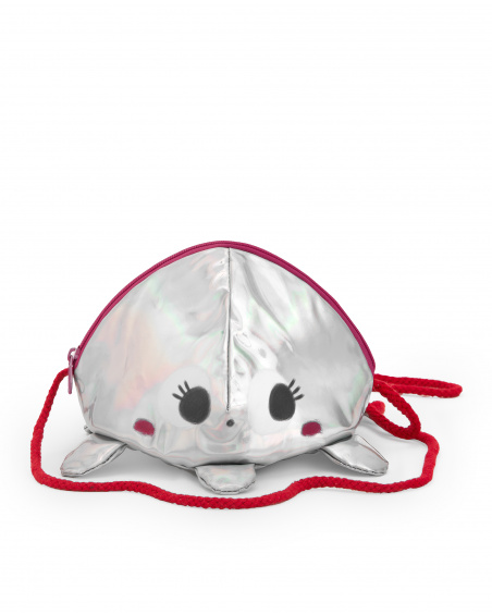 Bolsa prateada de menina. Ocean Wonders