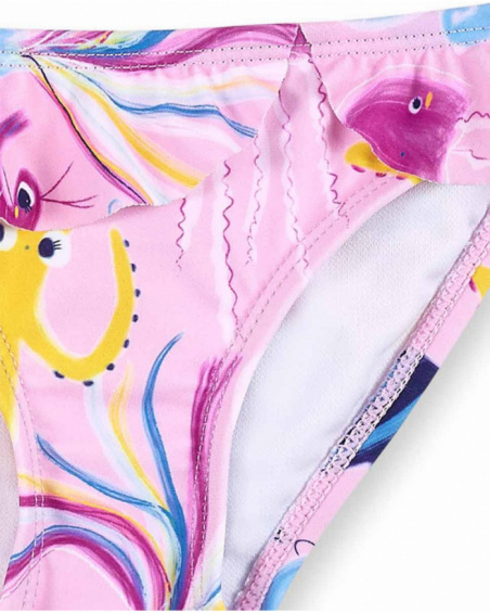 Biquíni lilás de menina Ocean Wonders