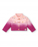Jaqueta jeans rosa de menina Ocean Wonders