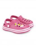 Tamancos de borracha rosa de menina Creamy Ice