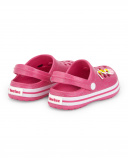 Tamancos de borracha rosa de menina Creamy Ice
