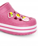 Tamancos de borracha rosa de menina Creamy Ice