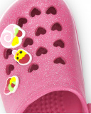 Tamancos de borracha rosa de menina Creamy Ice