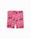 Leggings de ciclismo em malha rosa para menina Creamy Ice