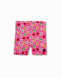 Leggings de ciclismo em malha rosa para menina Creamy Ice