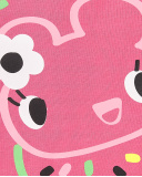 T-shirt de malha rosa de menina Creamy Ice