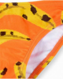 Cuecas de banho laranja para menino Banana Records