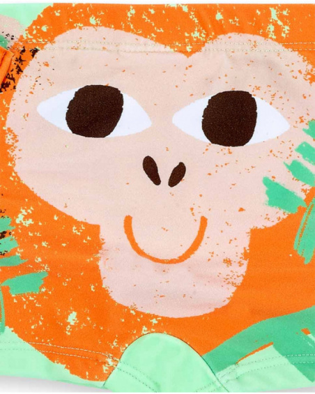 Fato de banho boxer verde de menino Banana Records