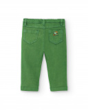 Calça jeans verde menino Banana Records