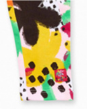 Leggings de malha rosa para menina Banana Records