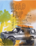 T-shirt branca de menino em malha tie-dye Coleção Sons Of Fun