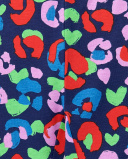 Leggings de pirata em malha azul marinho para menina Coleção