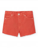 Shorts jeans vermelhos de menina Coleção Rockin The Jungle