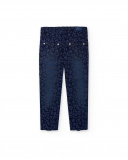 Calça jeans azul de menina Coleção Rockin The Jungle