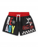 Bermudas pretas de menino Coleção Race Car