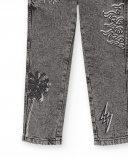 Calça jeans cinza menino Coleção Race Car