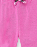 Shorts de malha lilás de menina Coleção Flamingo Mood