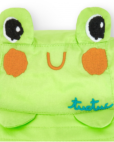 Chapéu liso verde de menino Coleção Water Lilies