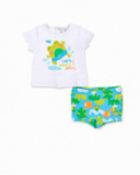 Conjunto de banheiro masculino branco Coleção Water Lilies
