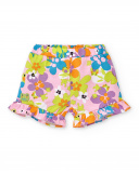 Conjunto de malha rosa para menina Coleção Water Lilies