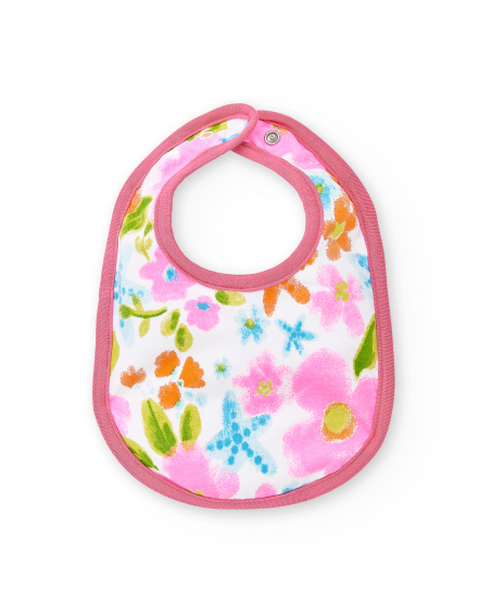 Pacote de babador rosa de menina Coleção Over The Rainbow