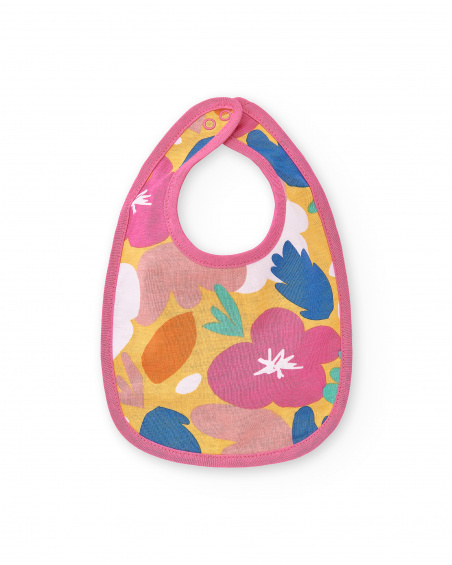 Pacote de babador rosa de menina Coleção Animal Life