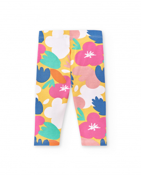 Conjunto de malha branca de menina Coleção Animal Life