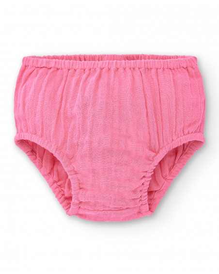 Conjunto liso rosa de menina Coleção Animal Life