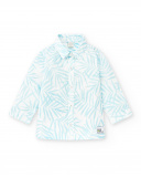 Camisa de popelina branca para menino Coleção Paradiso