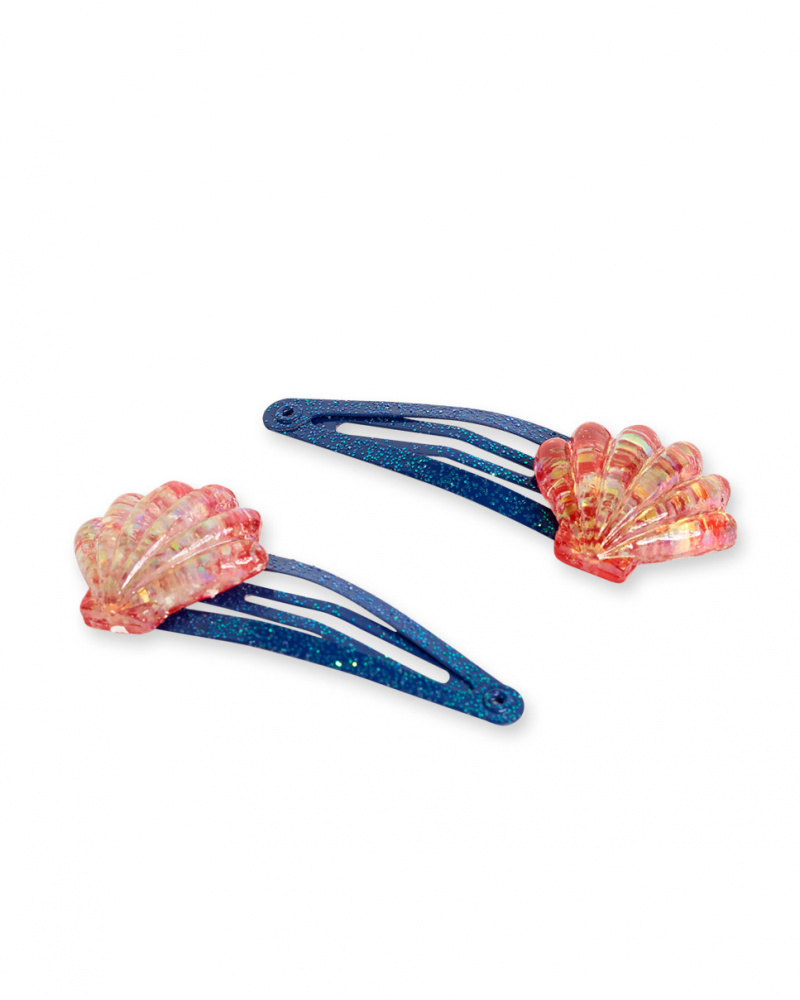 Conjunto de clipes azuis para menina Coleção Salty Air