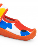 Chinelos de banho de lycra vermelha para menina Coleção Salty