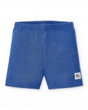 Leggings de ciclismo em malha azul para menina Coleção Salty Air