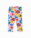 Leggings de malha branca de menina Coleção Salty Air