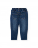 Calça jeans azul de menina Coleção Salty Air