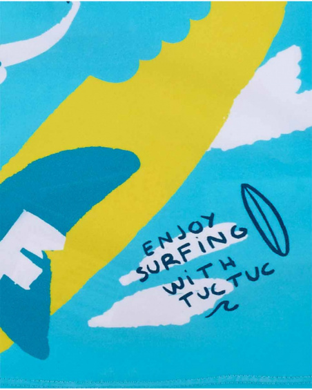 Camisa de banho azul para menino Coleção Laguna Beach