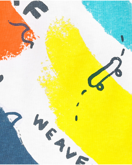 T-shirt branca de menino em malha Coleção Laguna Beach