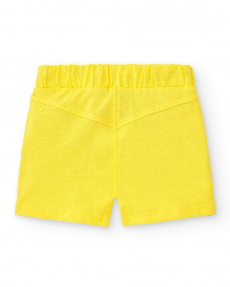 Conjunto de malha amarelo azul menino Coleção Laguna Beach