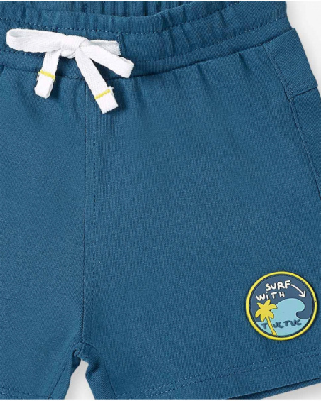 Conjunto de malha branca de menino Coleção Laguna Beach