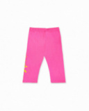 Leggings de malha rosa para menina Coleção Laguna Beach
