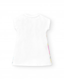 Vestido de malha branco de menina Coleção Laguna Beach