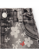 Saia jeans cinza de menina Coleção Hey Sushi