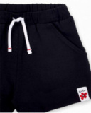 Conjunto de malha preta e branca para menina Coleção Hey Sushi