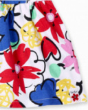 Vestido de menina em malha branca com alças Coleção Hey Sushi