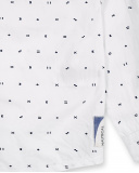 Camisa de malha branca de menino Coleção Kayak Club