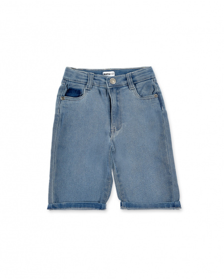 Shorts jeans azul menino Coleção Skating World